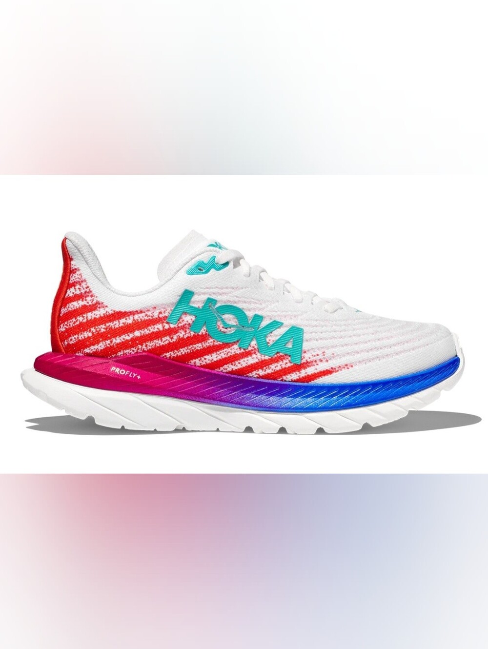 Hoka Mach 5 Women's White /Flame Size 9B